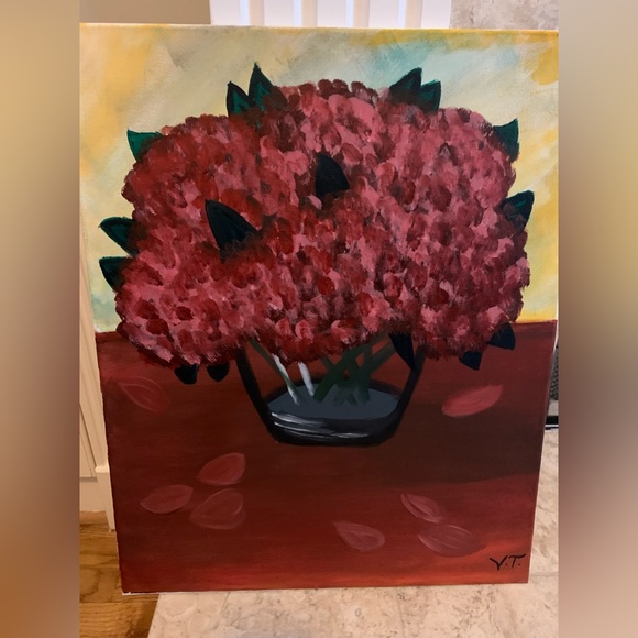 Flower Art Piece - Picture 3 of 3